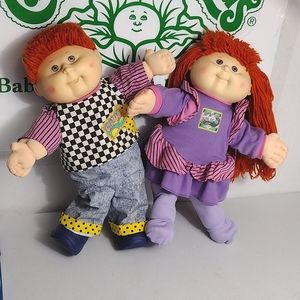 Cabbage Patch kids Poseable Designer Line  Brother and Sister kids